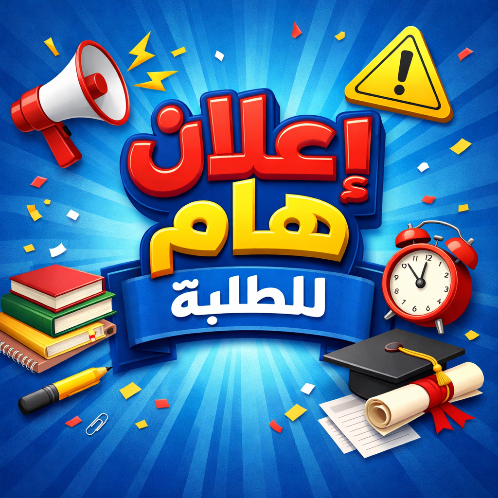 إعلان هام